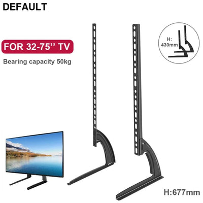 TV Bracket For 14-32 inch 32-75inch Universal Fixed Stand Holder Table Top Pedestal Legs Home Stands Best Selling