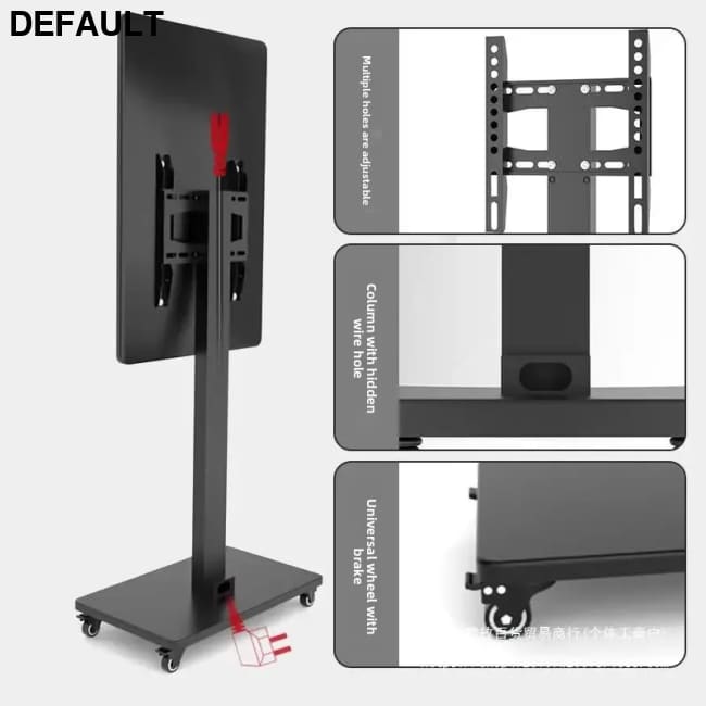 TV Stand Multi-size Optional Multi-style Sturdy Structure Movable Stainless Steel Swivel Screen Home Stands Best