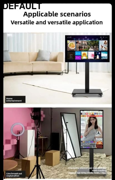 TV Stand Multi-size Optional Multi-style Sturdy Structure Movable Stainless Steel Swivel Screen Home Stands Best