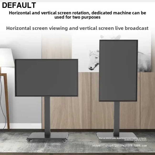 TV Stand Multi-size Optional Multi-style Sturdy Structure Movable Stainless Steel Swivel Screen Home Stands Best