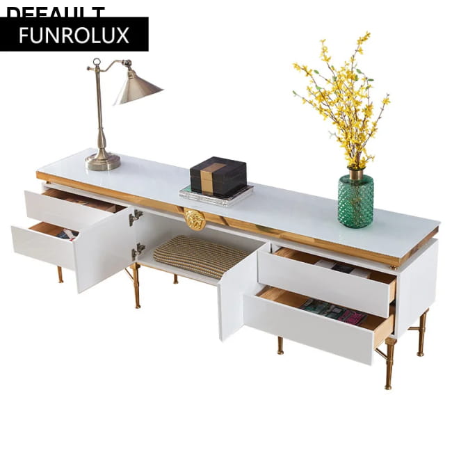 TV Table Small Sitting Room Ground Ark Of Stainless Steel Home Stands Entertainment Centers &