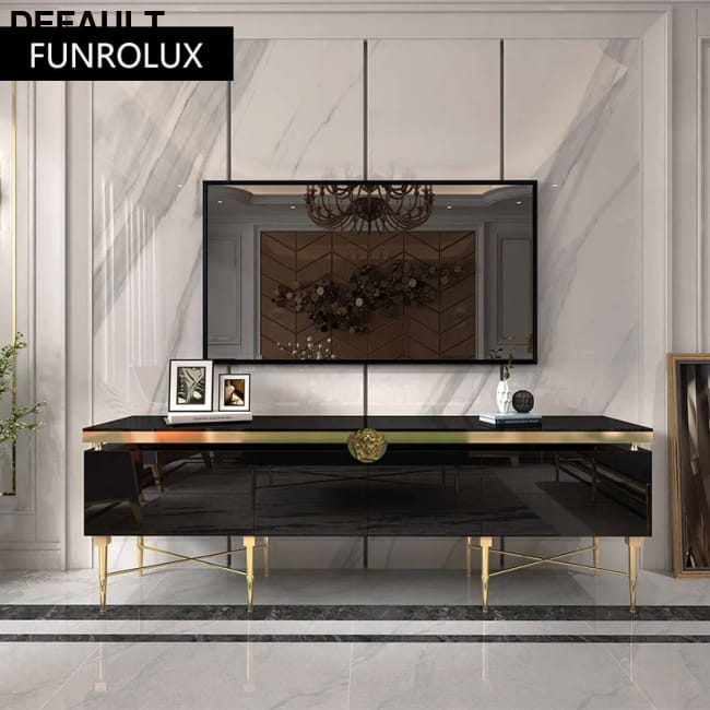TV Table Small Sitting Room Ground Ark Of Stainless Steel Home Stands Entertainment Centers &