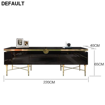 TV Table Small Sitting Room Ground Ark Of Stainless Steel Wooden Furniture The Lacquer That Bake 2.2m Home Stands Best