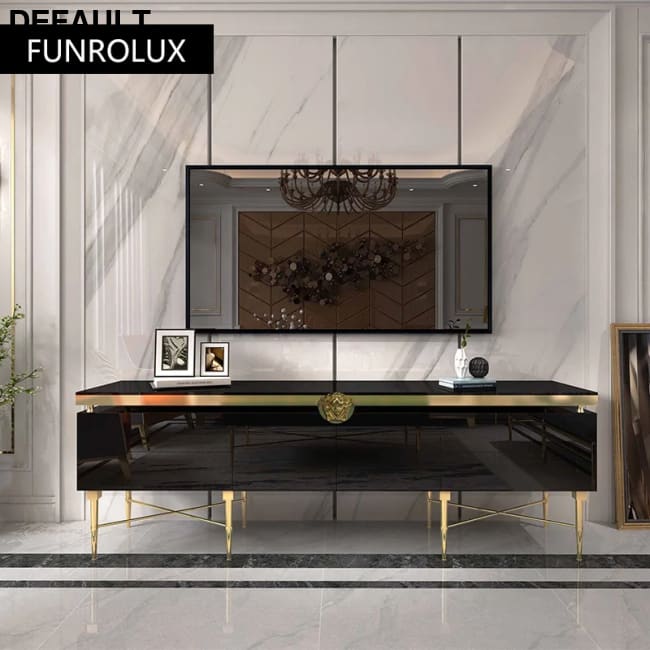 TV Table Small Sitting Room Ground Ark Of Stainless Steel Wooden Furniture The Lacquer That Bake Home Stands Best