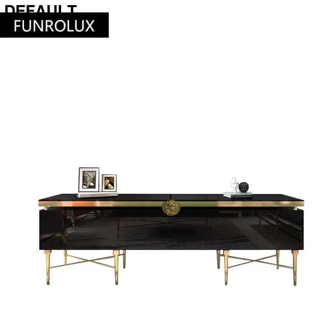 TV Table Small Sitting Room Ground Ark Of Stainless Steel Wooden Furniture The Lacquer That Bake Home Stands Best