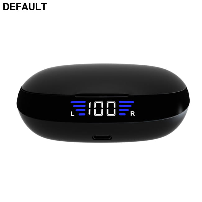 TWS True Wireless Bluetooth Headset 5.0 Digital Display Black Mini Earphones Electronics