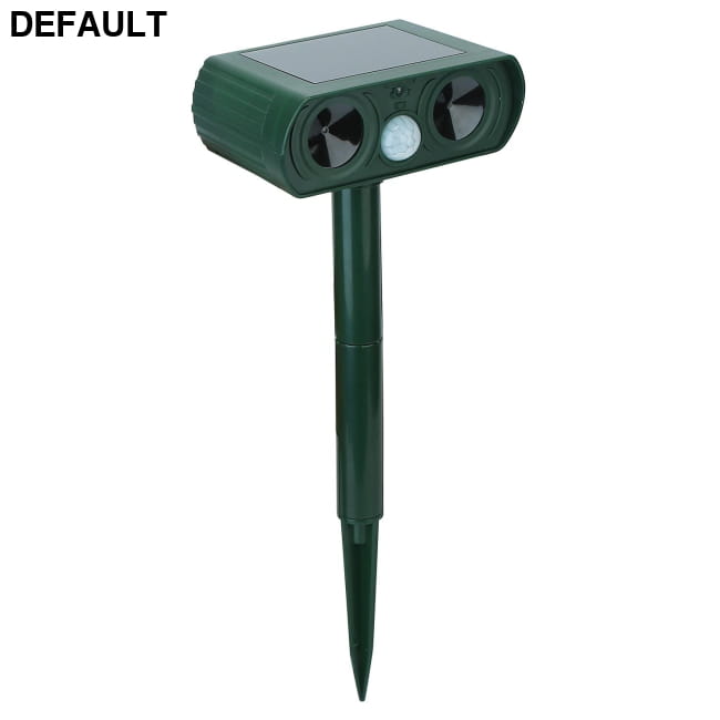 Ultrasonic Animal Repeller Solar Powered Motion Sensor Home Security & Pet Repellents