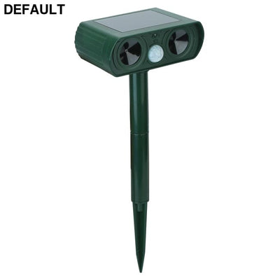 Ultrasonic Animal Repeller Solar Powered Motion Sensor Repellent IPX4 Waterproof Outdoor For Farm Garden Yard Repelling