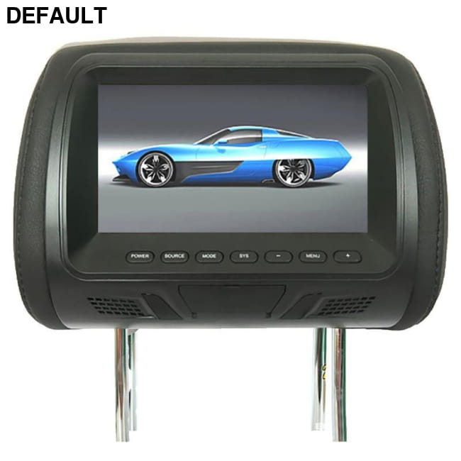 Universal 7 Inch Car Headrest MP5 Monitor USB SD FM Player Black / SH7048 Ceiling & Monitors Mounts