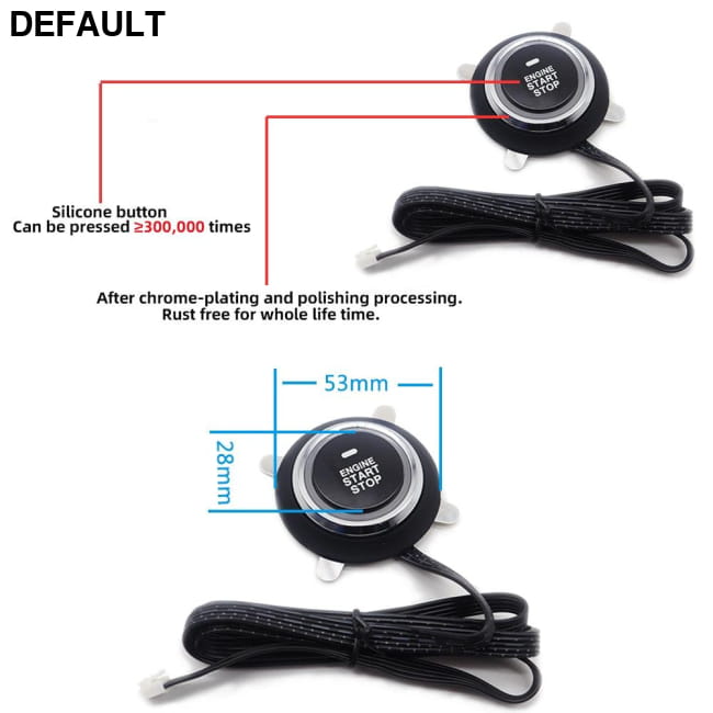 Universal Auto Start Stop Keyless Entry System Car Alarm Remote Starter Electronics