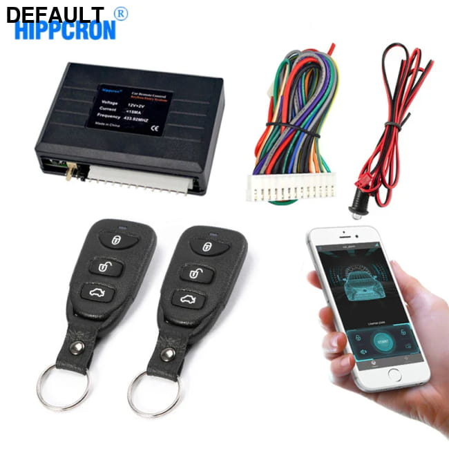 Universal Car Alarm Systems Auto Remote Central Kit Door & Security Vehicle Keyless