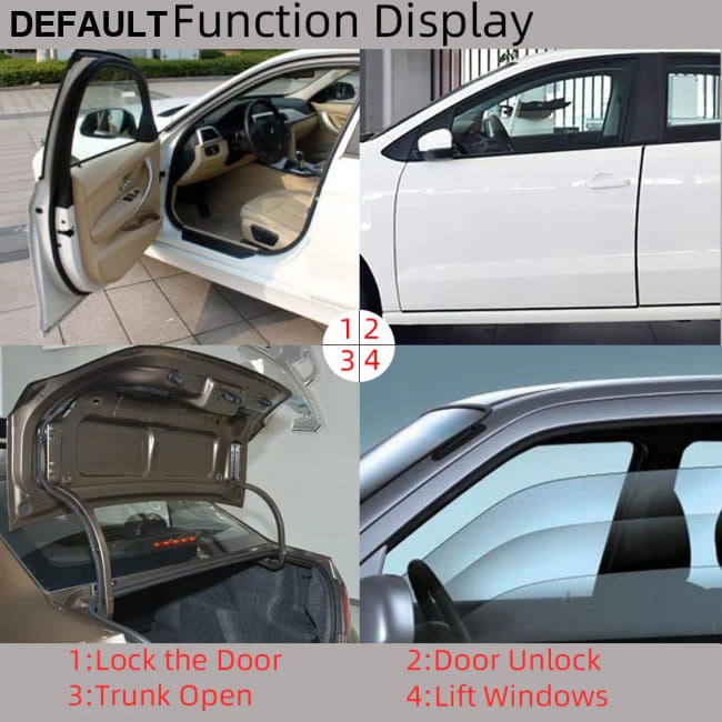 Universal Car Alarm Systems Auto Remote Central Kit Door & Security Vehicle Keyless