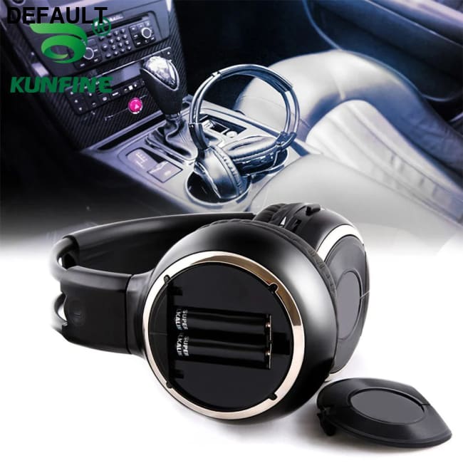 Universal Wireless Infrared IR Headphones For Ipad MP3 Earphon Car Stereo Radio Auto Roof Monitor Headset Dual Channel