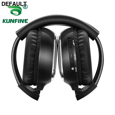 Universal Wireless Infrared IR Headphones For Ipad MP3 Earphon Car Stereo Radio Auto Roof Monitor Headset Dual Channel
