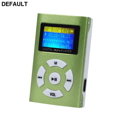 USB Mini MP3 Player LCD Screen Support 32GB Micro SD TF Card Green MP3/MP4/MP5 Players Best Selling Products Electronics