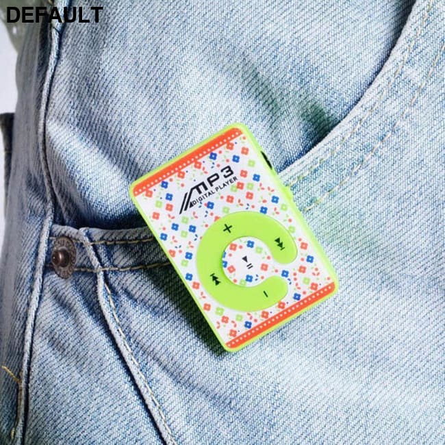 USB MP3 Clip Music Media Player C Shape Support Mini SD Card Slot Without Screen Random Color MP3/MP4/MP5 Players Best