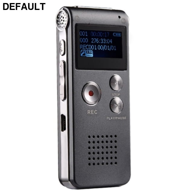 USB Voice Recorder Professional Dictaphone WAV MP3 Player 8GB / Silver Digital Recorders