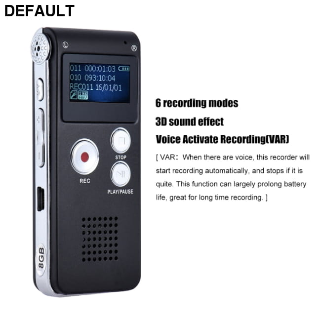 USB Voice Recorder Professional Dictaphone WAV MP3 Player Digital Recorders