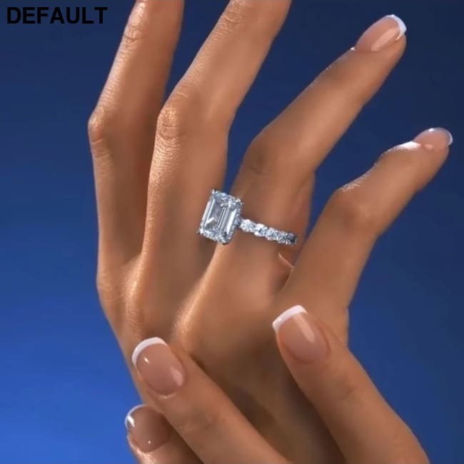 Valuable Lab Diamond Ring 925 Sterling Silver Party Wedding Band Rings for Women Men Engagement Promise Jewelry Best