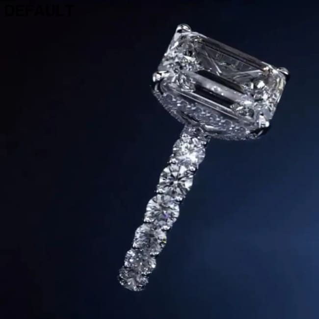 Valuable Lab Diamond Ring 925 Sterling Silver Party Wedding Band Rings for Women Men Engagement Promise Jewelry Best