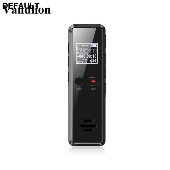 Vandlion V90 Digital Voice Activated Recorder Dictaphone Long Distance Audio Recording MP3 Player Noise Reduction WAV