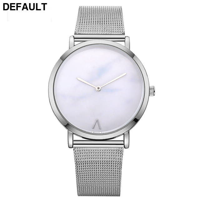 Vansvar fashion brand silver and gold mesh band creative B Women Watches