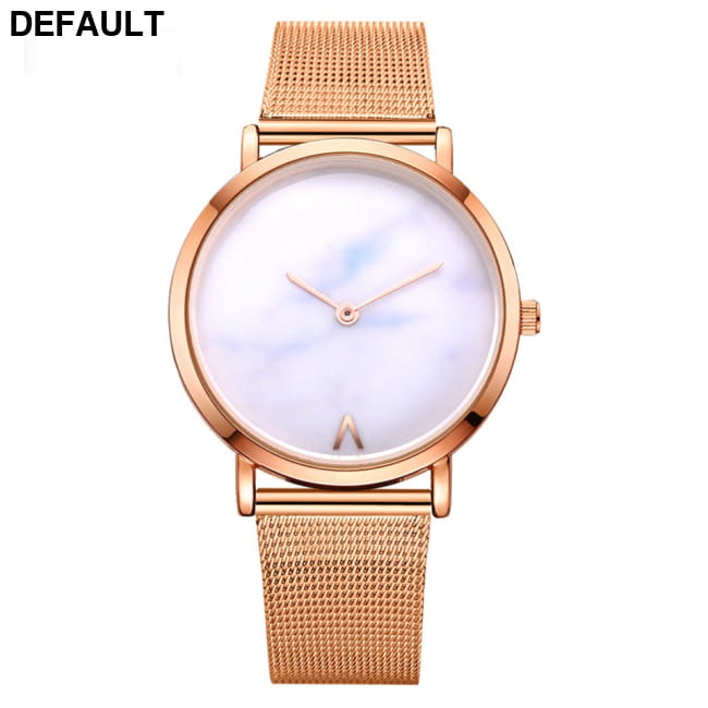 Vansvar fashion brand silver and gold mesh band creative Rose B Women Watches