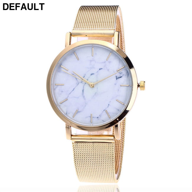 Vansvar fashion brand silver and gold mesh band creative Women Watches