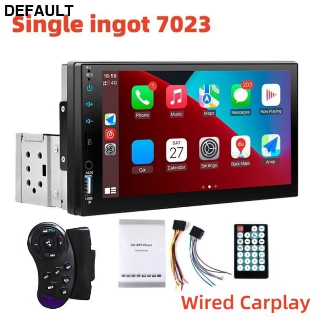 Vehicle-mounted MP5 Player Mobile Phone Interconnection Wired Carplay Square Control Car Audio Receiver Motor Vehicle