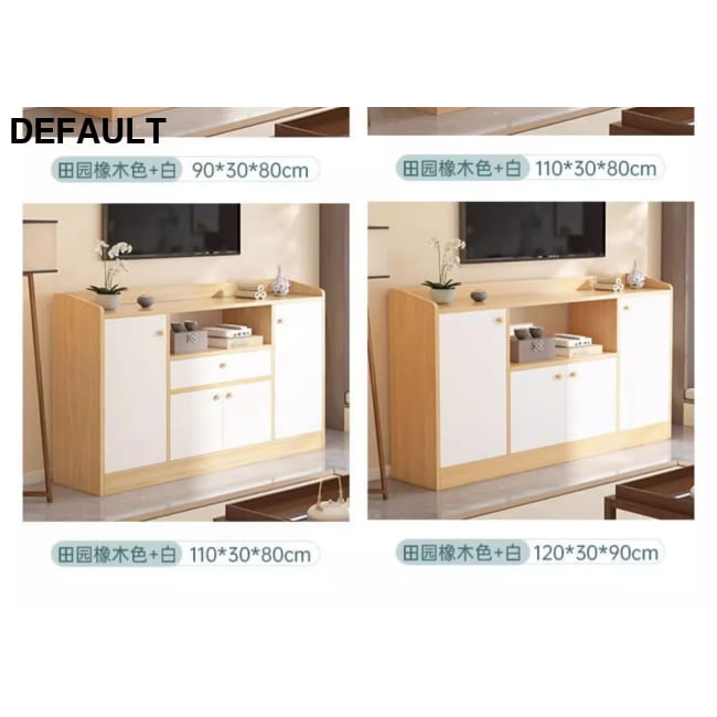 Vertical Storage Tv Stand Modern Handles Shelf White Home Stands Entertainment Centers &