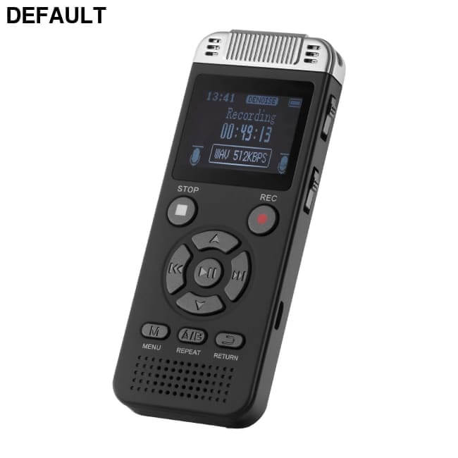 VEVOR Digital Voice Recorder 128GB Activated with Playback Audio Recording Device Password USB 8730 Hours of Storage 40