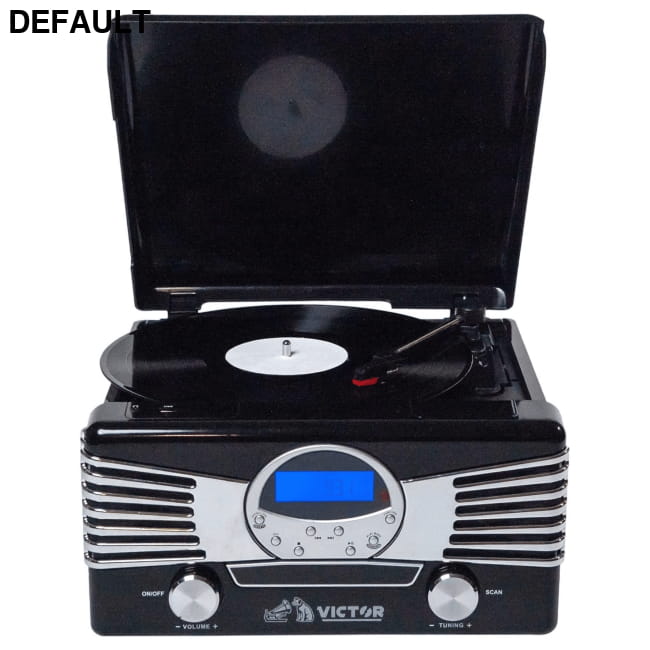 Victor Diner 7-in-1 Turntable Music Center Home Theater Systems Stereo