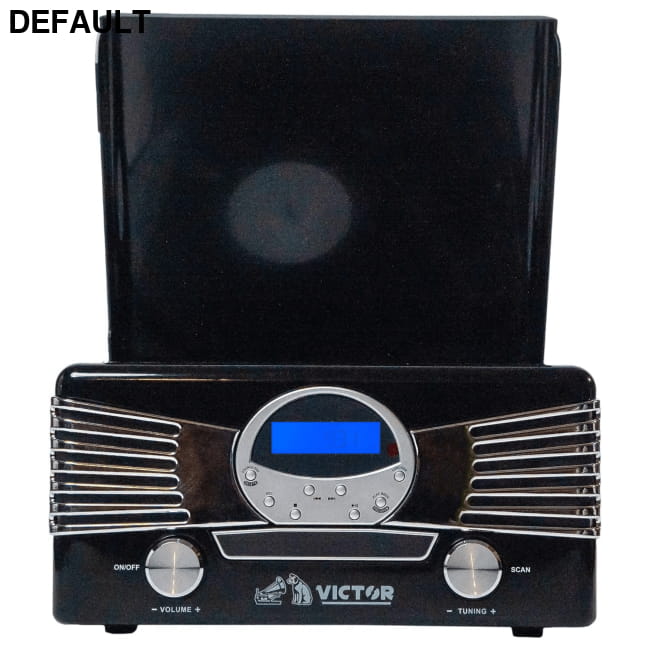 Victor Diner 7-in-1 Turntable Music Center Home Theater Systems Stereo