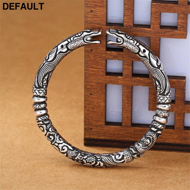 Vintage Punk Silver 925 Jewelry Fashion Hyperbole Rock Sterling Bracelets