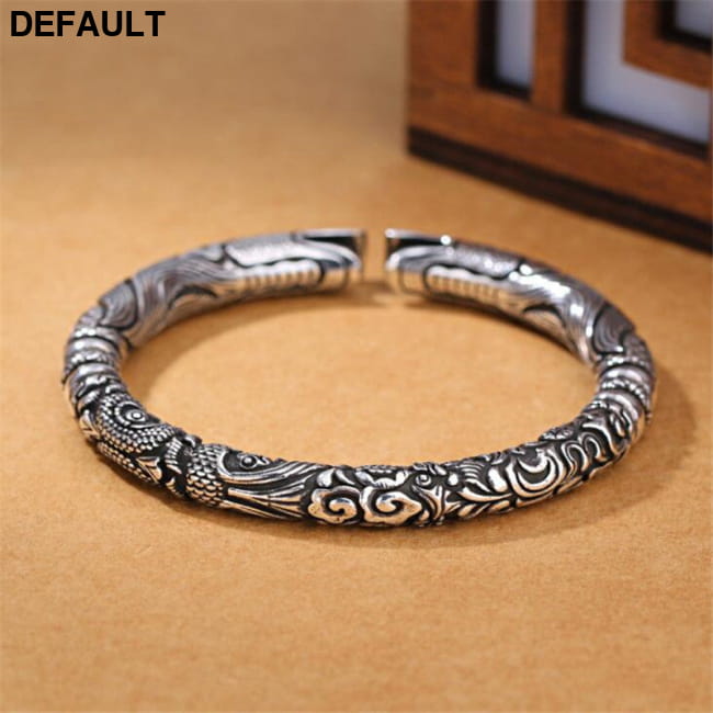 Vintage Punk Silver 925 Jewelry Fashion Hyperbole Rock Sterling Bracelets