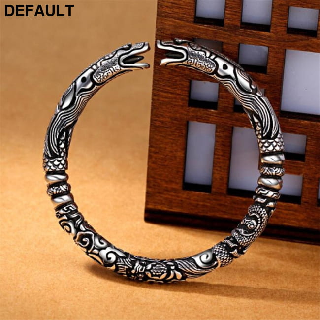 Vintage Punk Silver 925 Jewelry Fashion Hyperbole Rock Sterling Bracelets