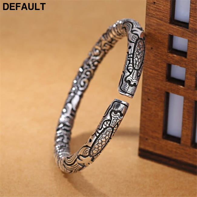 Vintage Punk Silver 925 Jewelry Fashion Hyperbole Rock Sterling Bracelets