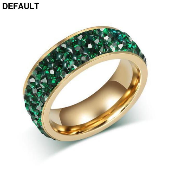 Vintage Wedding Rings for Women 3 Row Crystal Cubic Zirconia Best Selling Products