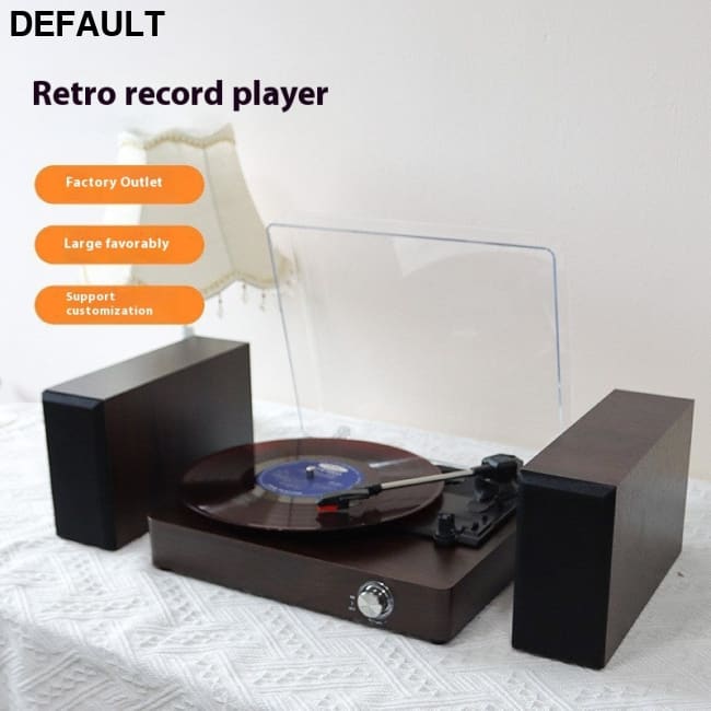 Vinyl Record Player Integrated Bluetooth Audio Retro Ornaments Home Theater Systems Turntables & Players