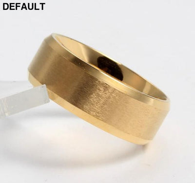 Vnox 316l stainless steel men women ring Men Rings