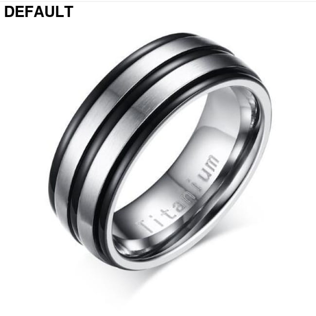 Vnox 8mm Men Ring Titanium Carbide Men’s Jewelry Rings Bracelets
