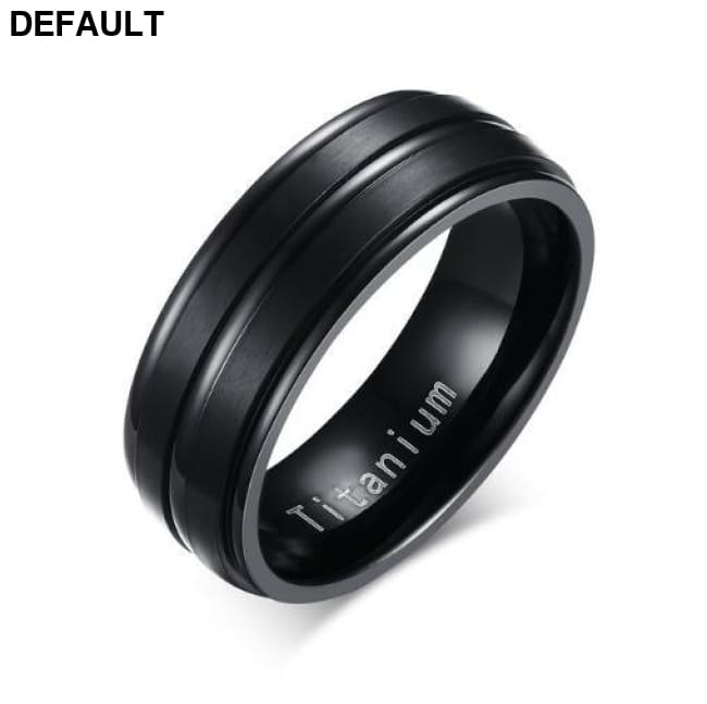 Vnox 8mm Men Ring Titanium Carbide Men’s Jewelry Rings Bracelets