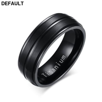 Vnox 8mm Men Ring Titanium Carbide Men’s Jewelry Rings Bracelets