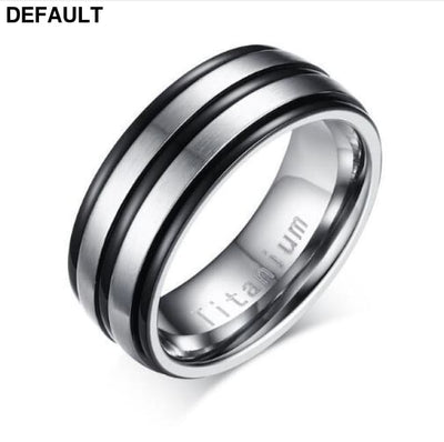 Vnox 8mm Men Ring Titanium Carbide Men’s Jewelry TR012BS-size 9 Rings Bracelets
