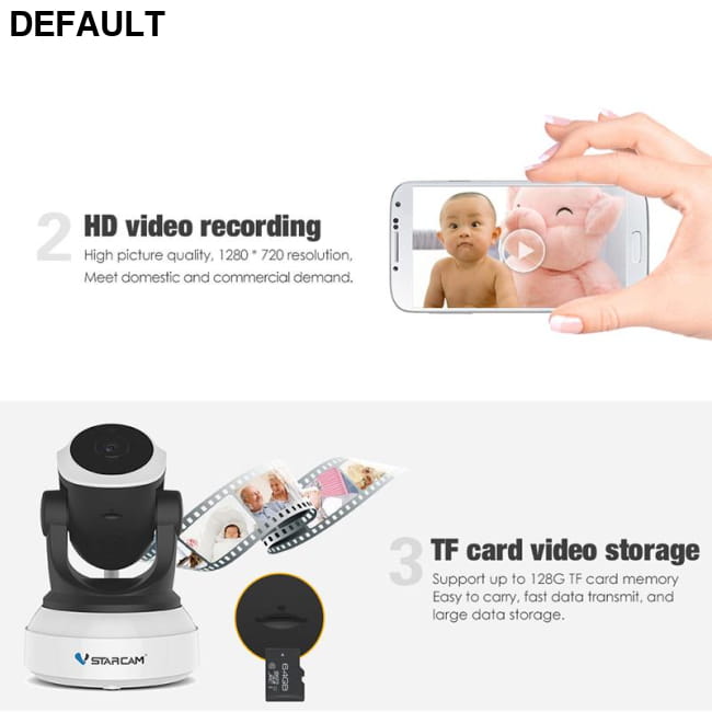 VStarcam HD Indoor Wireless 720P Security IP Camera Home Surveillance Cameras