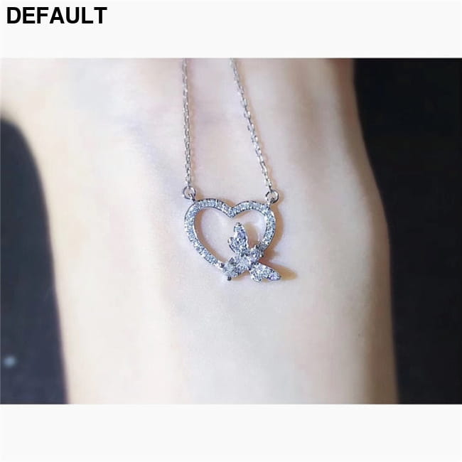 Water Drop Diamond Pendant Real 925 Sterling Silver Charm Style 10 Necklaces