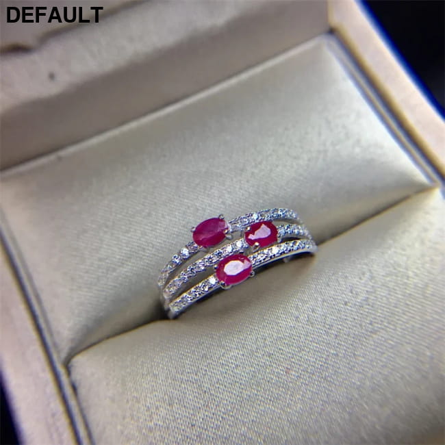 Wedding Ring for Women Real Pure 925 Sterling Silver Rose Gold / 4 Rings Best Selling Products