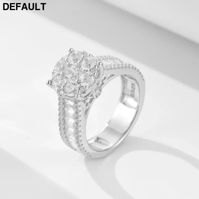 Wedding ring Set 925 silver jewelry wholesale fine Micro Inlaid Zircon Engagement Eternity Band rings women Rings Best