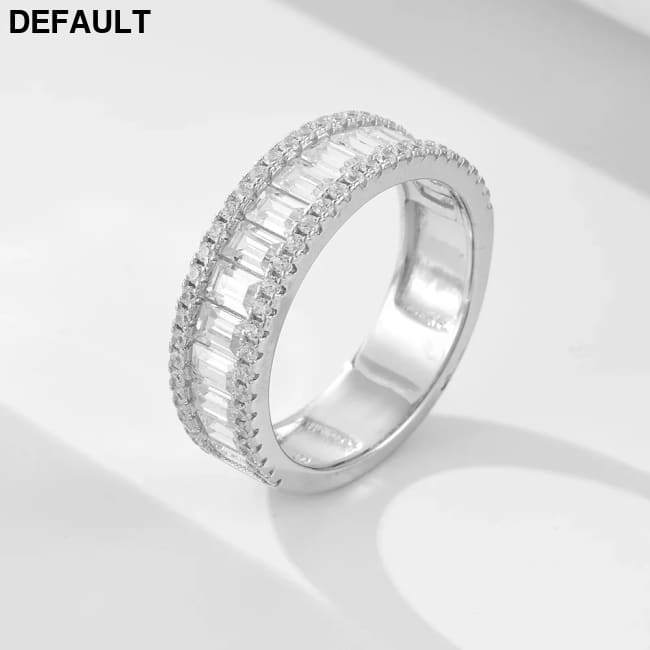 Wedding ring Set 925 silver jewelry wholesale fine Micro Inlaid Zircon Engagement Eternity Band rings women Rings Best