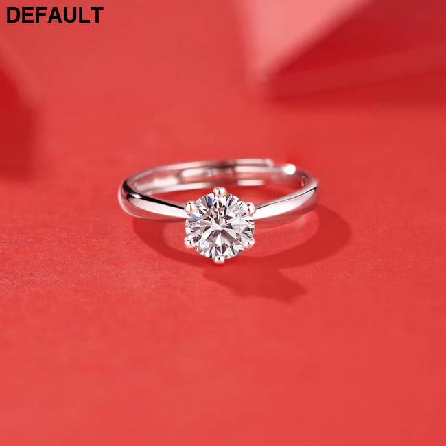 Wedding Rings Classic 0.5-3 Carat 6 Claws 925 Silver Best Selling Products